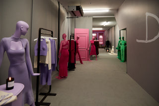 The foyer at Dodiee’s NYC pop up featuring our preview collection