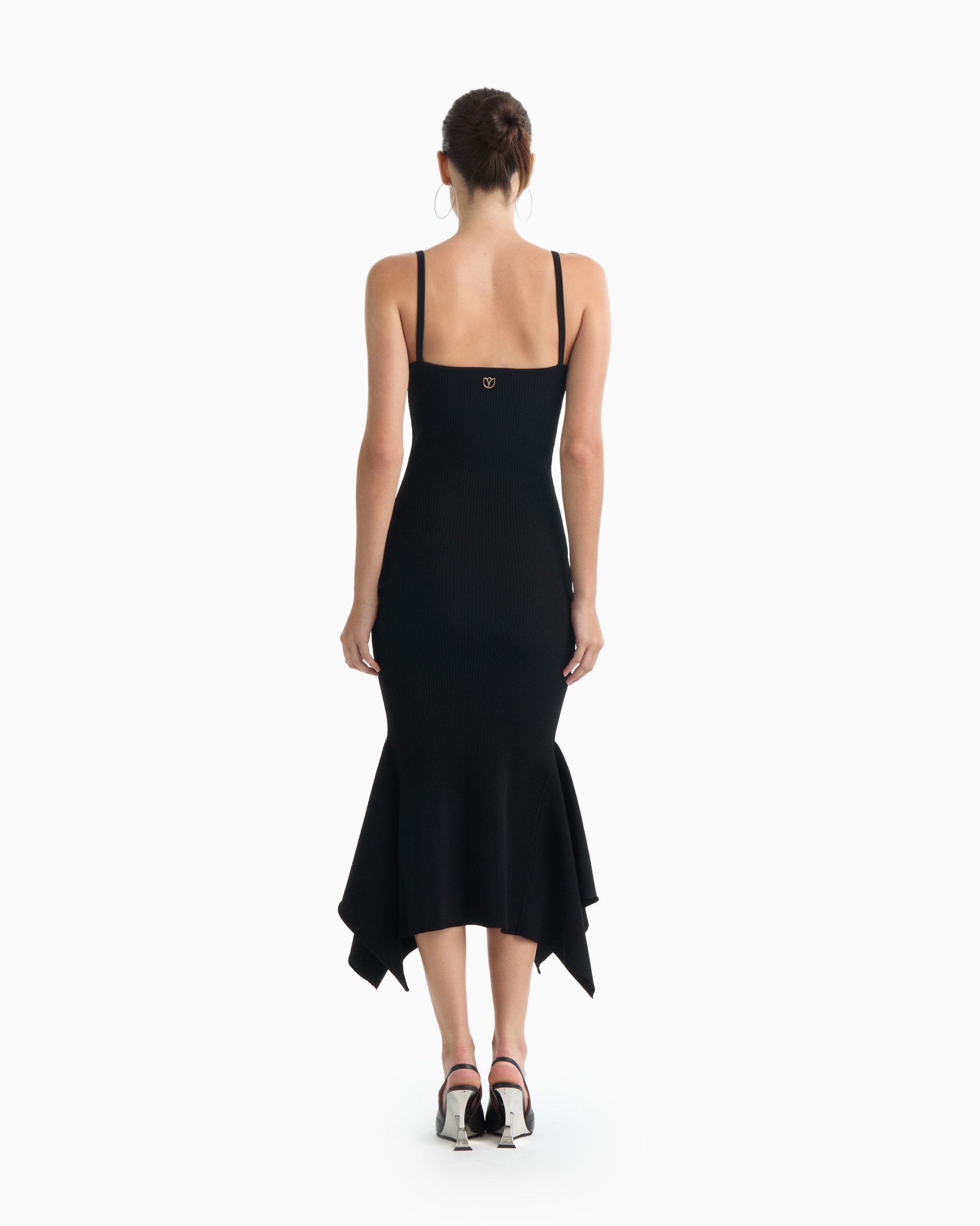 ワンピース ETERNE FW24 TANK DRESS RIB MINI (CB018 BLK) DAWN maxi tank dress in noir | Dodiee