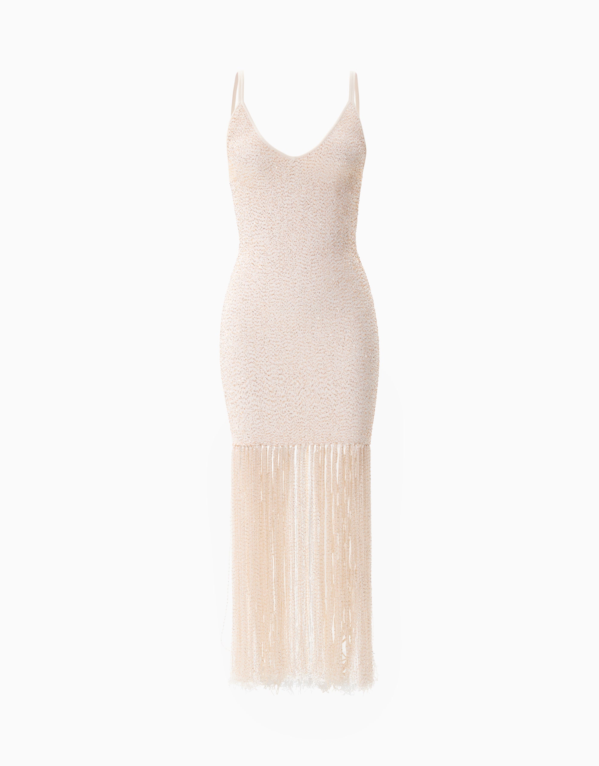 KEKE sequin fringe dress in cream gold KEKE sequin fringe dress in cream gold