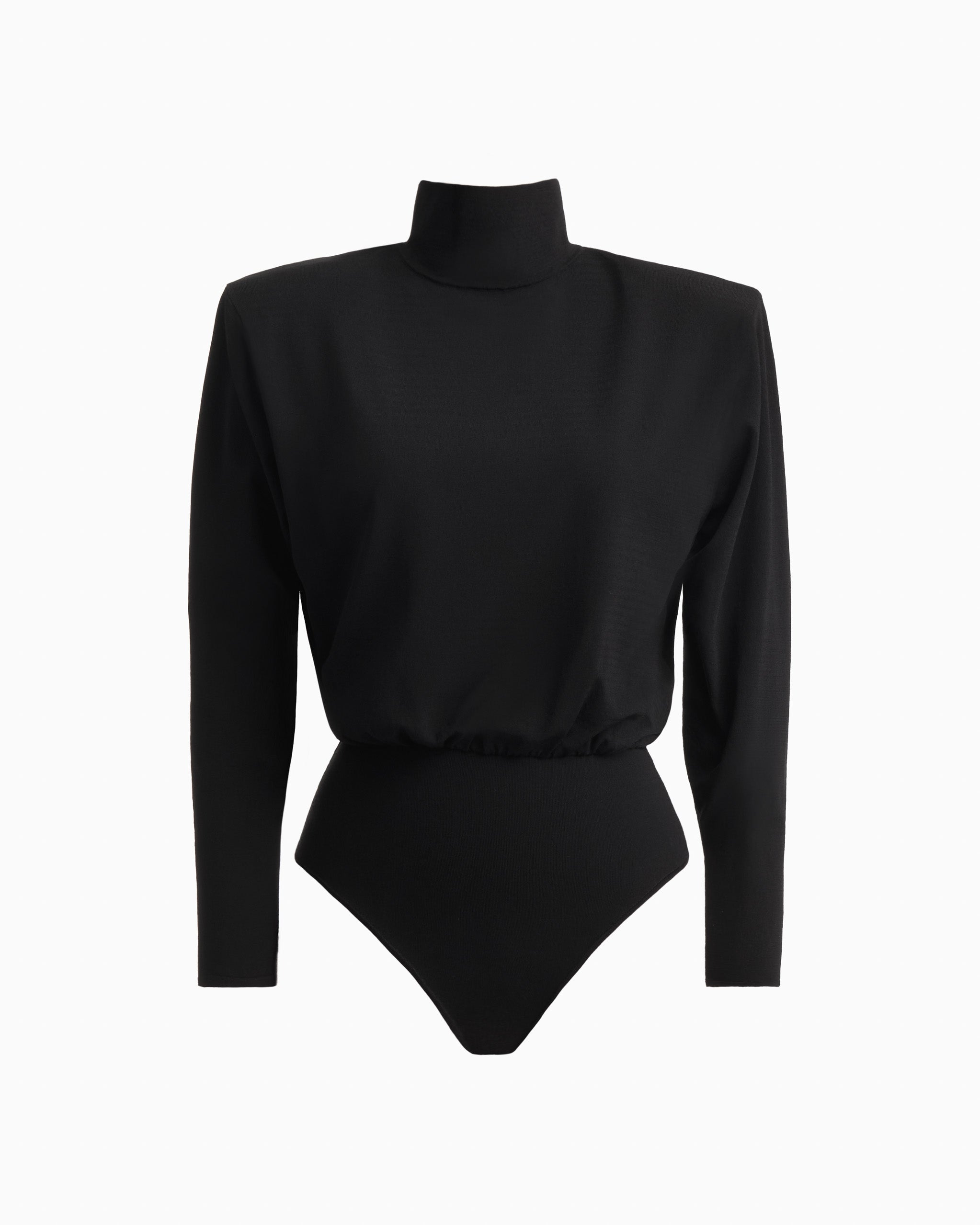 SARAH open-back bodysuit in noir